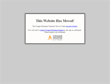 Tablet Screenshot of cougarmtnservice.com